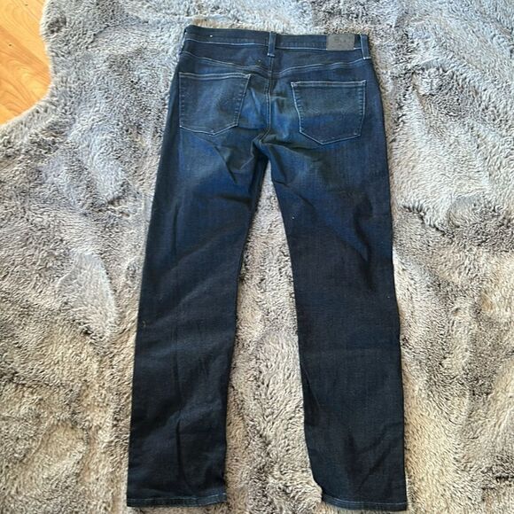 Evereve Edwin Elin Straight Leg Long Color Legend Navy Denim Jeans Size 29 - Picture 13 of 13